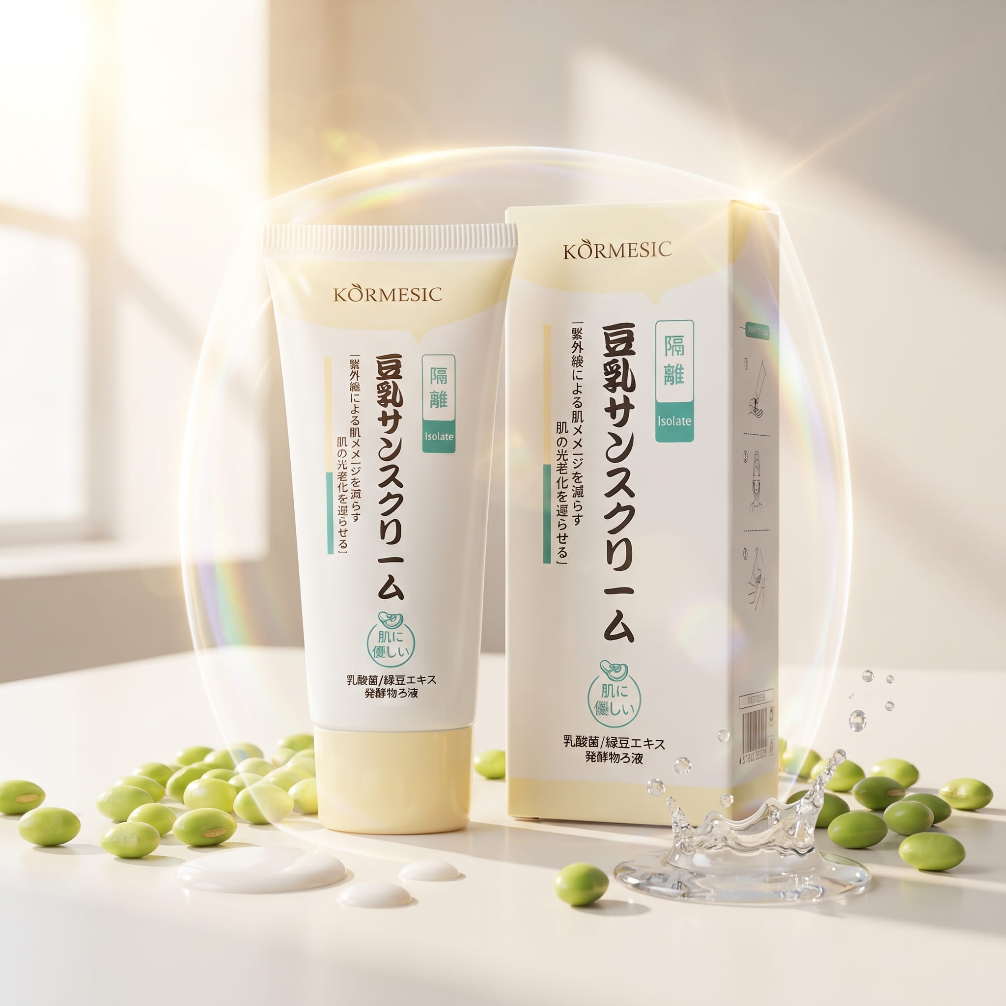 KORMESIC Professional Soy Milk Isolating Sunscreen Cream