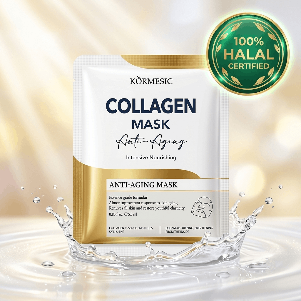 KORMESIC Halal Certified Collagen Face Mask