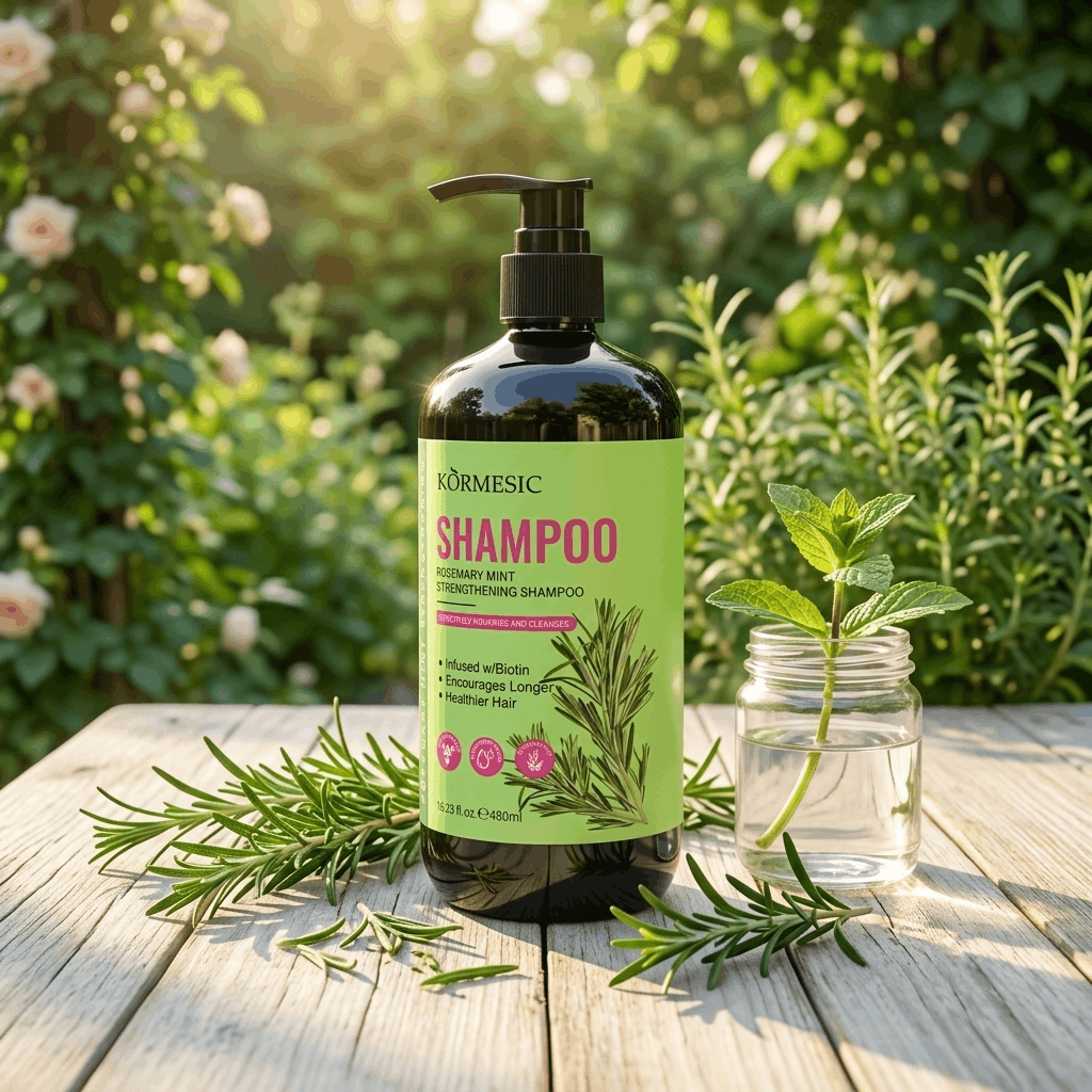 KORMESIC Rosemary Mint Strengthening Shampoo with Biotin 480ml
